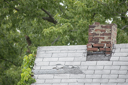 Broken chimney